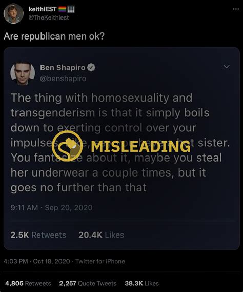 Snopes.com on LinkedIn: Did Ben Shapiro Tweet About a Hot。